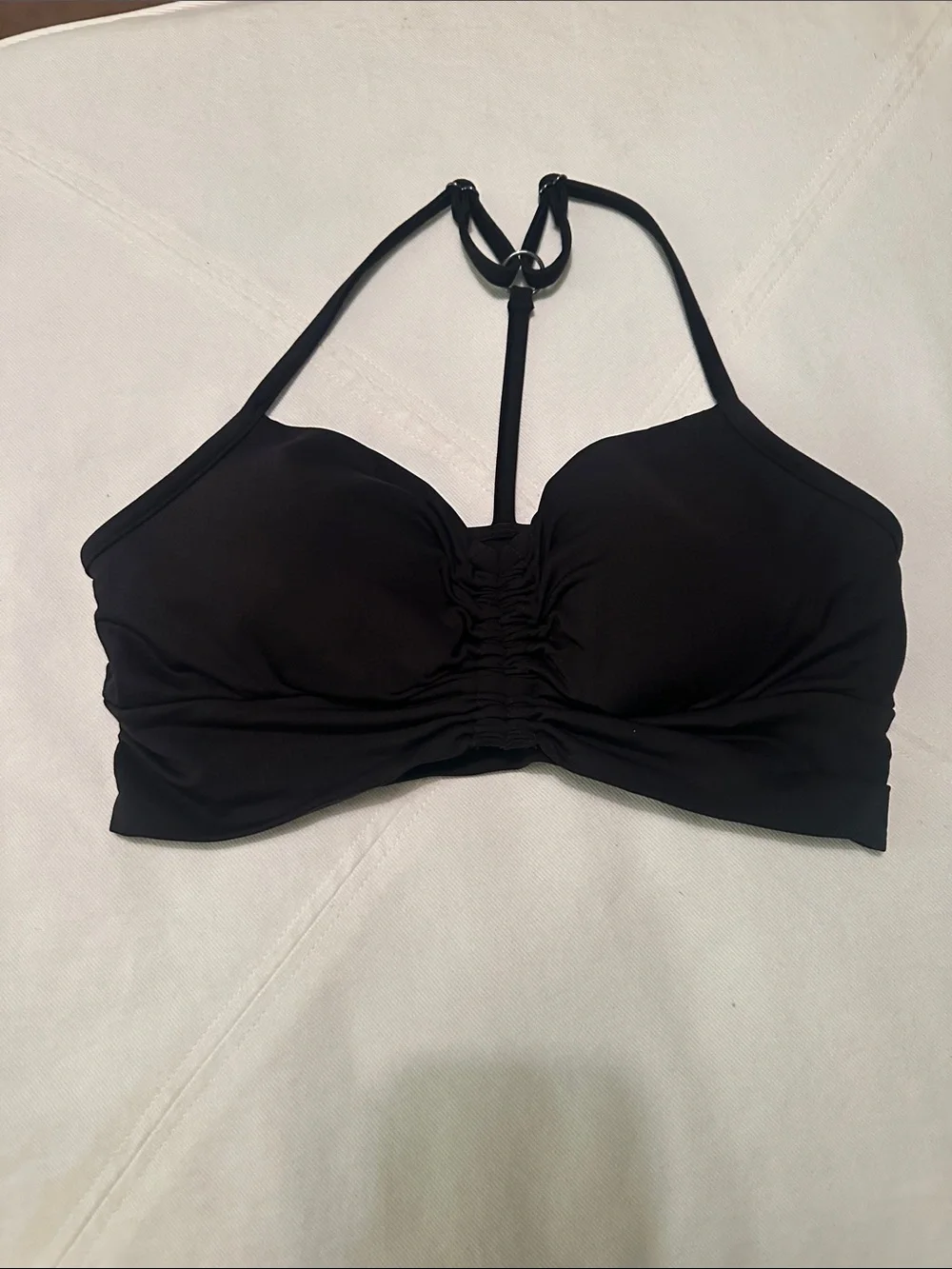 MICHI Palma Longline Sports Bra in Black
